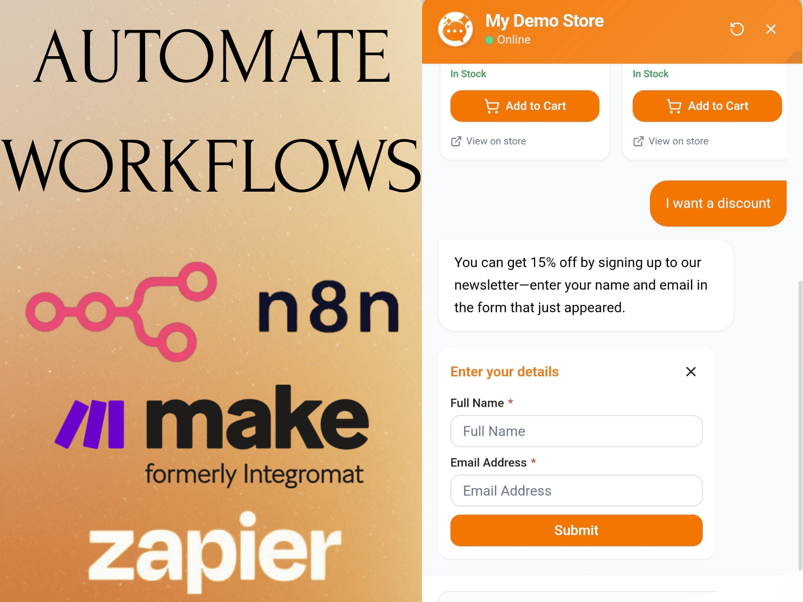 Configure automations by prompt with Chat Squeeze