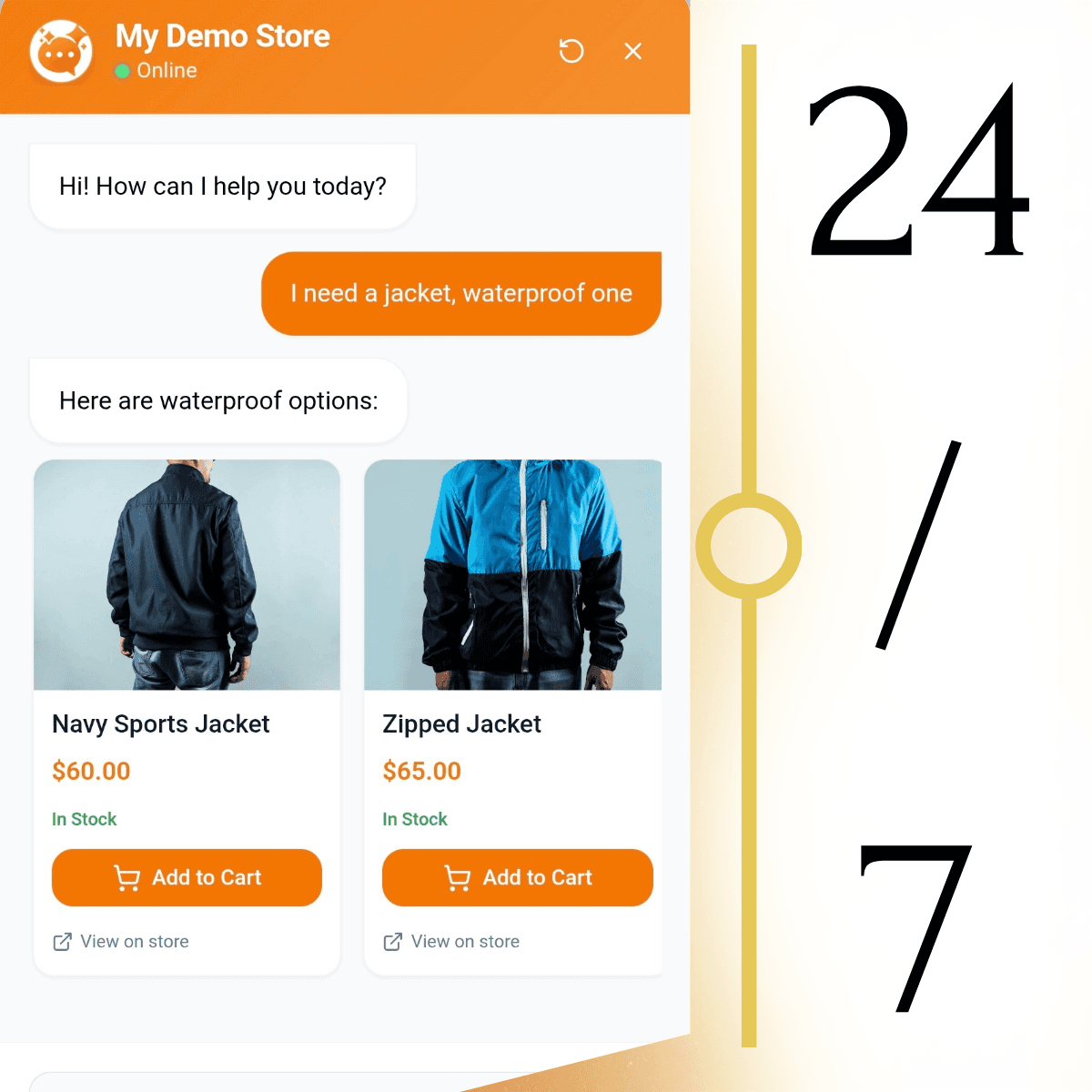 Chat Squeeze AI Chat agent selling 24/7