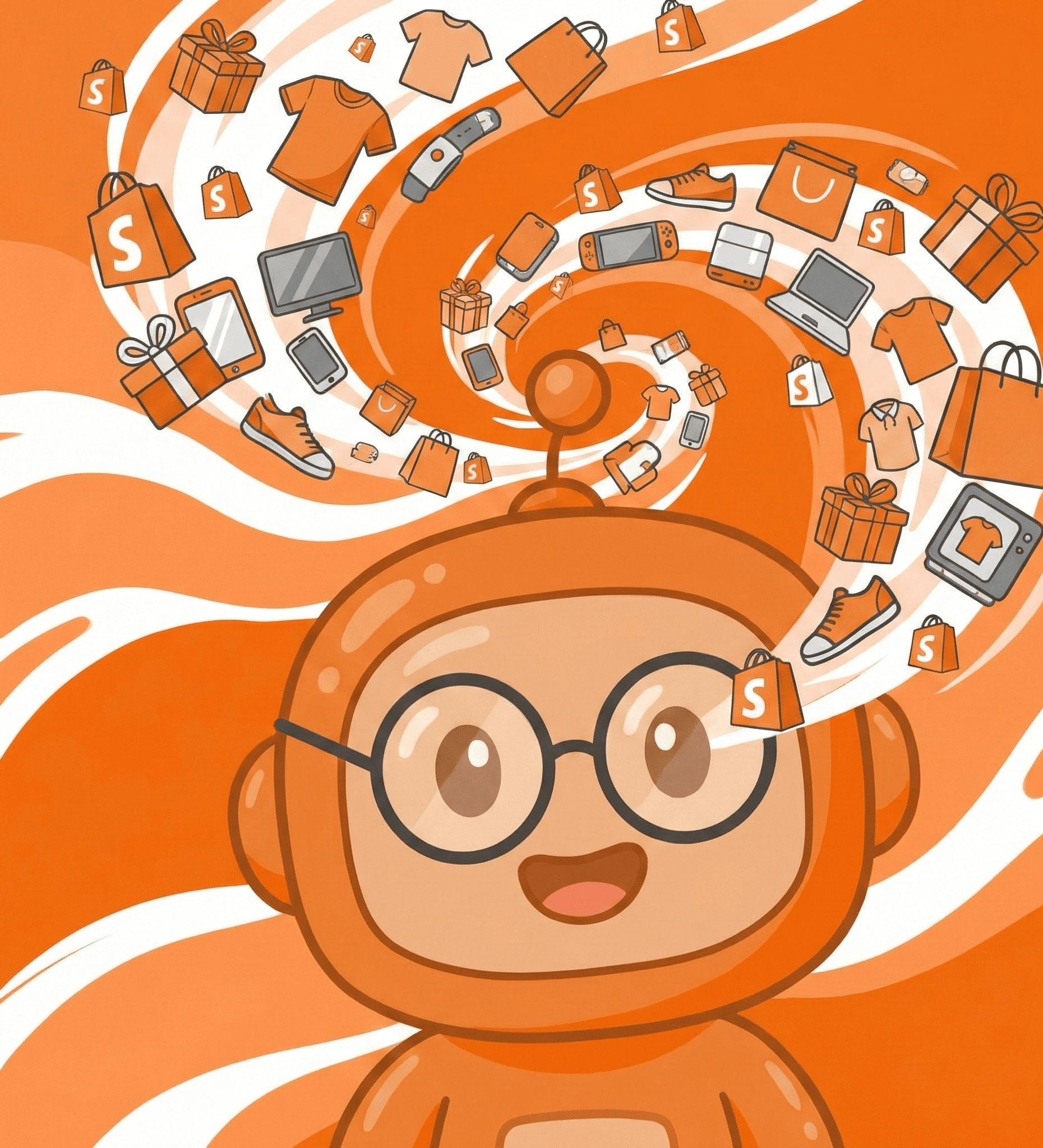 Product sync status with green checkmarks